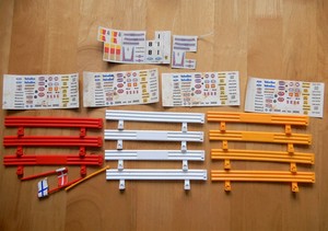 scalextric crash barriers