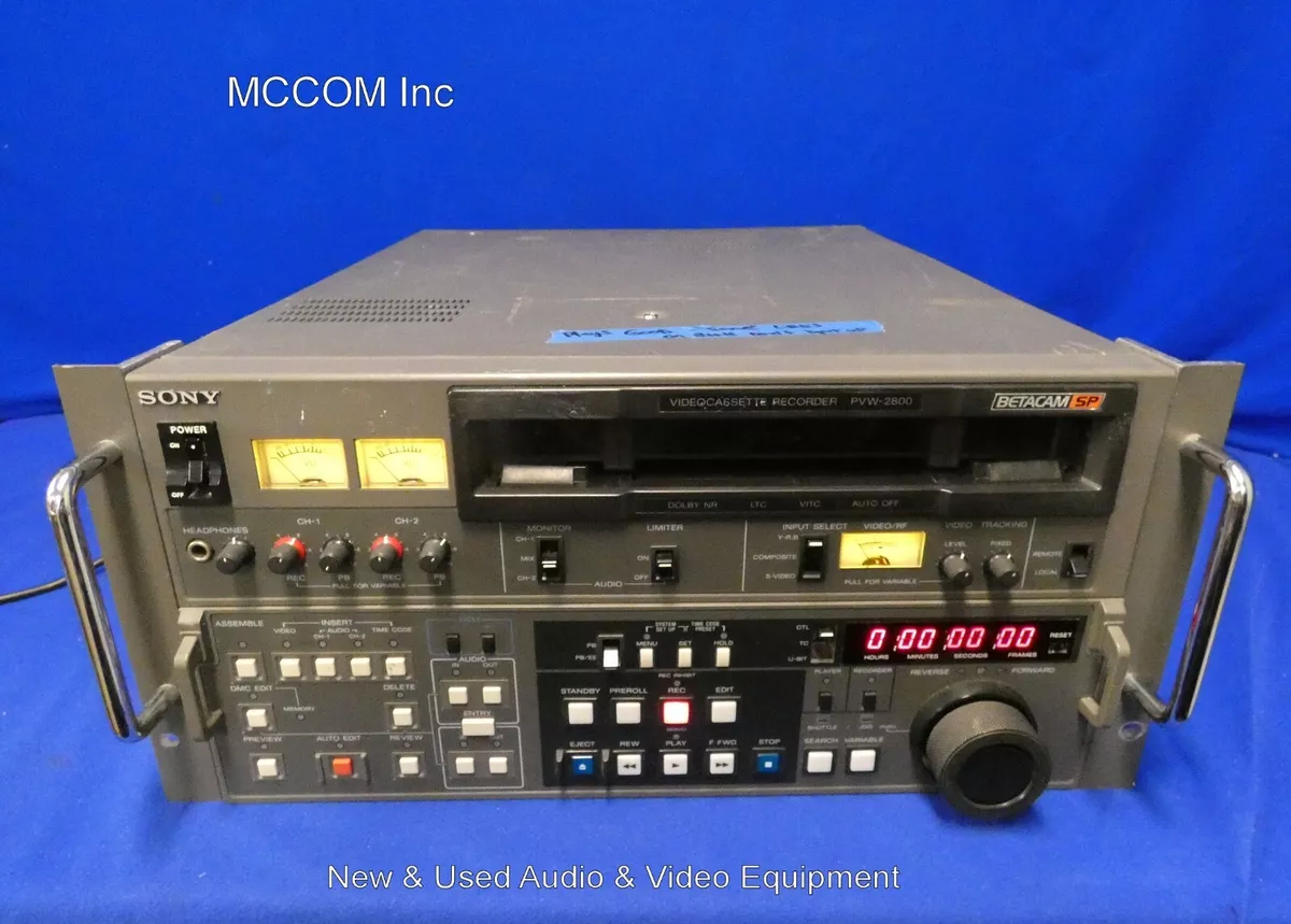 Sony PVW-2800 Betacam SP Player PICKUP Only