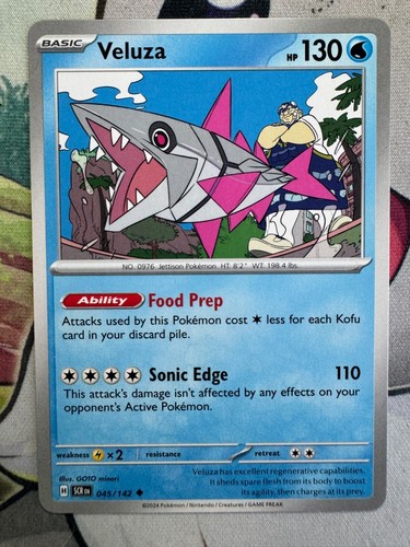 Veluza Non Holo English Pokemon TCG BKAN111