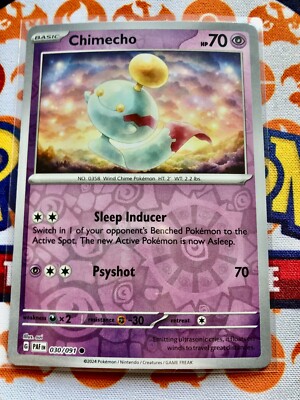 Chimecho 030/091 Reverse Holo Paldean Fates Pokemon ENGLISCH | eBay.de