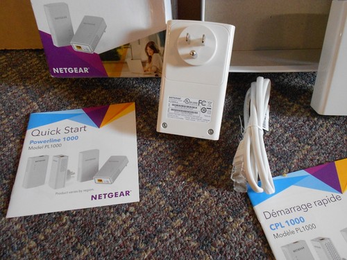 NETGEAR PL1000-100PAS Powerline 1000 Wi-Fi Network Extenders 2 Pack, White.-r- - Bild 2 von 2