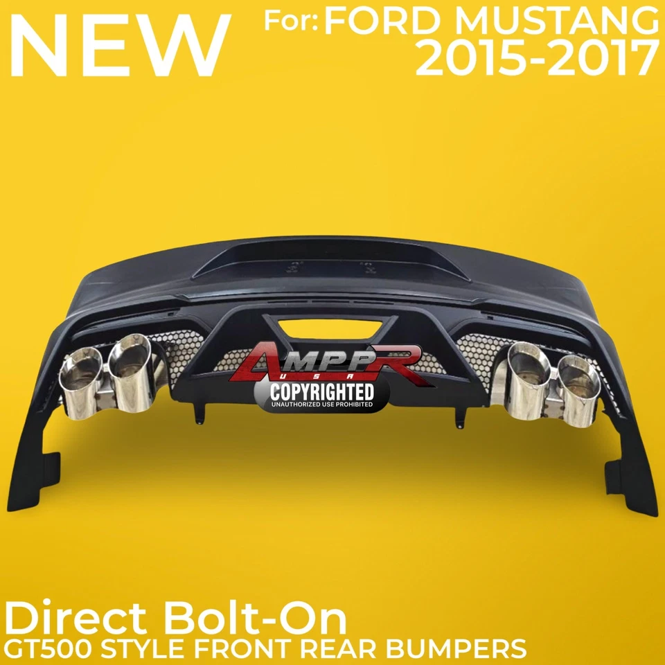 Спойлер крыло капот передний задний бампер для Ford Mustang GT500 2015-2017 годов выпуска - Изображение 4 из 4