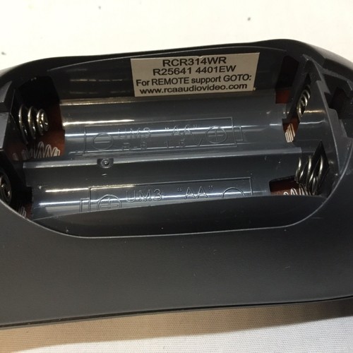 TV RCA DVD VCR & ALTRI TELECOMANDO PRODUTTORE DI APPARECCHIATURE ORIGINALI RCR314WR R25641 5Q50EW GRIGIO TESTATO - Foto 3 di 3