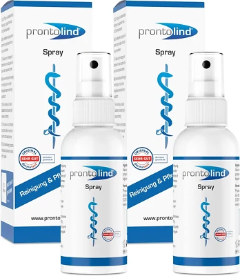 PRONTOMED GMBH Cleaner Piercing Tattoo Prontolind Saline Solution Spray Care 75Ml Antiseptic 2P