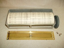 Vintage Jackson Tube Tester Model 636  - ORIGINAL  ROLL TUBE CHART 