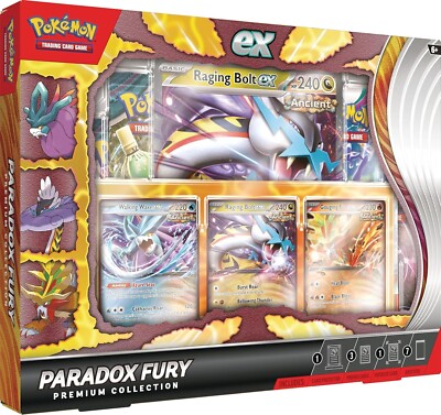 【新品】【ラクトデュウ】ウォッシング (3本セット) Pokemon TCG Paradox Fury Premium Collection Walking Wake Raging