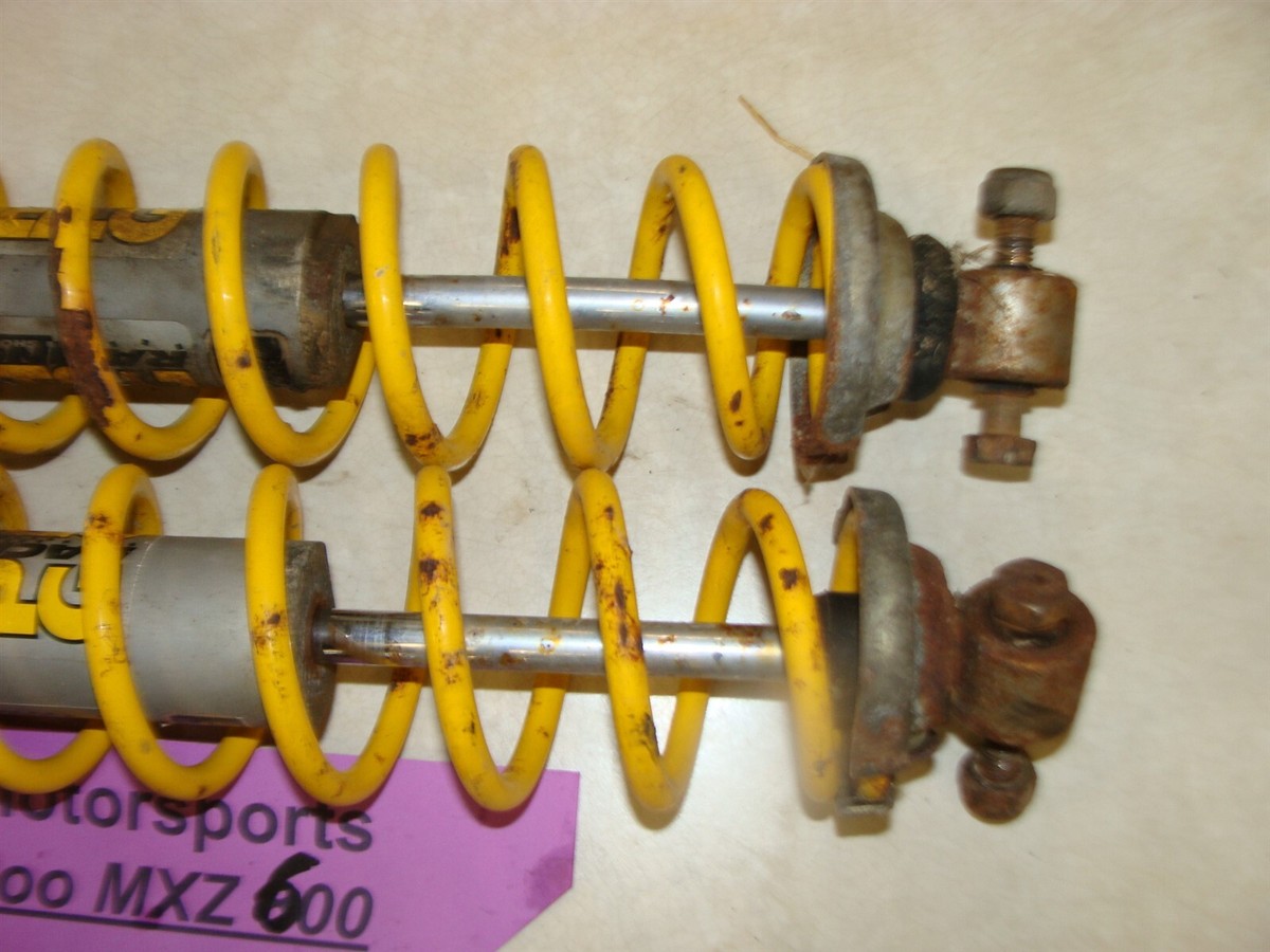2000 SKI DOO MXZ 600 ZX chassis HPG racing front shock absorbers