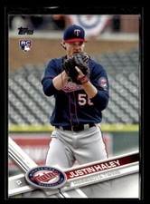 2017 Topps Update #US161 Justin Haley Rookie Card Minnesota Twins
