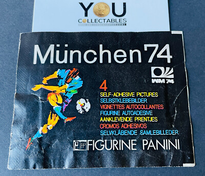 Panini World Cup München 1974 Sealed Sticker Pack 100% Original Garantiert
