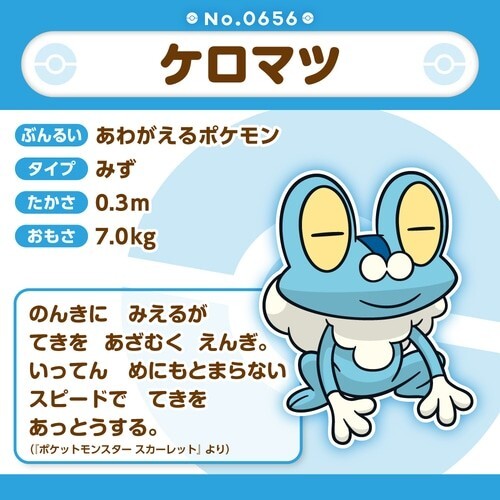 Pokemon Center Plush Pokemon fit ( Kalos ) Froakie No.656