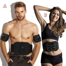 EMS Abdominal Muscle Toning Trainer ABS Stimulator Toner Fitness Binder Gym Belt