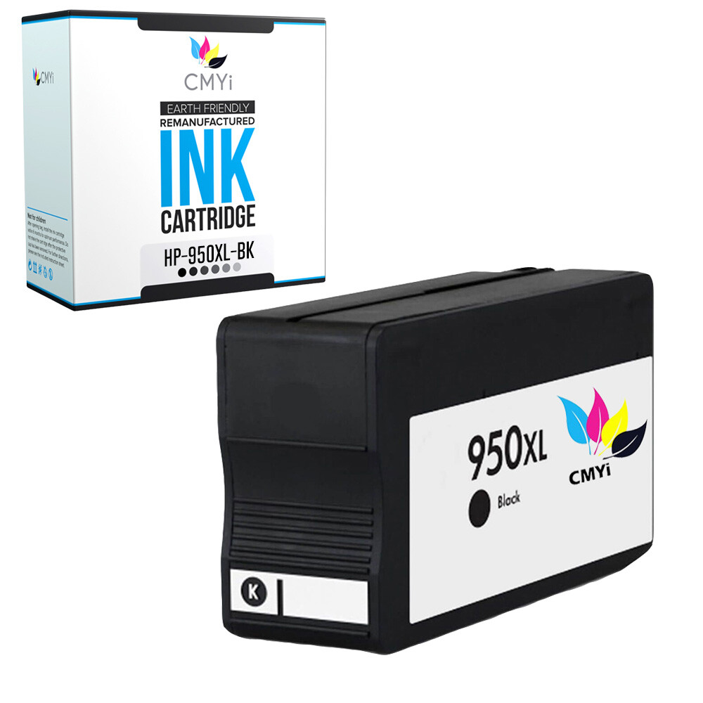 1 PK Black Replacement Ink Cartridges for HP 950XL CN045AN Fits Officejet Pro