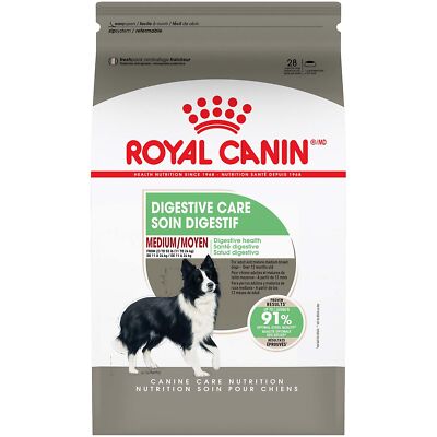 Royal Canin Medium Digestive Care Dry Dog Food for Sensitive Stomachs 17lb