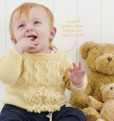 Knitting pattern baby star jumper (KC157) UK