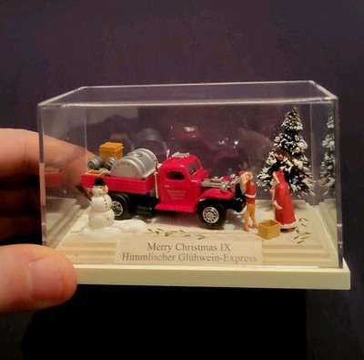Busch Diorama v. 2005 Merry Christmas IX - Himmlischer Glühwein-Express, Ovp!