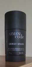 Mens Perfume ARMANI CODE Deo Stick 75 ML VINTAGE NEW FROM STORE