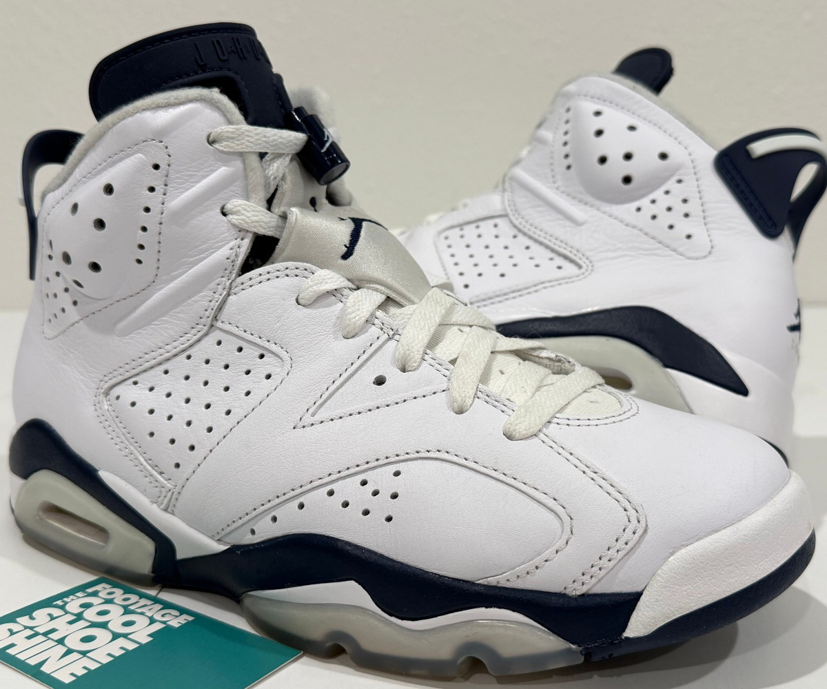Air Jordan Retro 6 VI Midnight Navy CT8529-141 Men’s Size 12 Good Condition!! Air Jordan 6 VI Retro Mens 12US 11UK Midnight Navy White  main image 3
