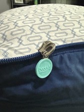 Juego de cama Beddy’s tamaño completo con cremallera - azul marino náutico (todo algodón)