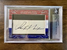 2017 Leaf Sports Icons Cut Signature Edition Cards 20