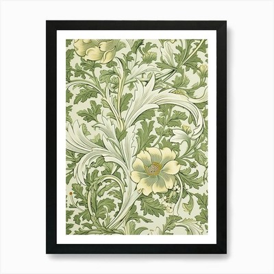 William Morris Tapete 93 Art Pri gerahmtes Wandbild Poster Leinwanddruck Bild