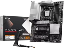MSI - PRO X870-P WIFI (Socket AM5) AMD X870 ATX DDR5 Wi-Fi 7 Motherboard - Black