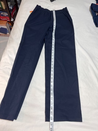 French Toast Boys Navy Relaxed Fit Uniform Pants Size14 Elastic Waistband 46-94 - Picture 3 of 8