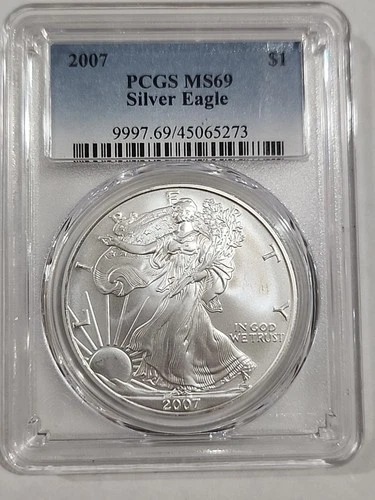 2007 American Eagle Pcgs Ms69