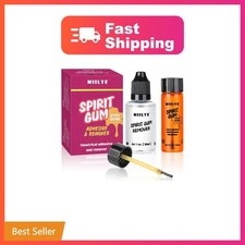MIILYE Spirit Gum Adhesive and Remover 15ml Professional Cosmetic Glue fo...