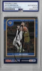 2024-25 NBA Hoops Premium Jalen Brunson #186 Signed PSA DNA Autograph Slabbed
