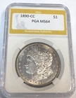 1890 CC MORGAN "UNC/BU"🔥C-PICS, SLIGHT TONING, REV PL, HI PTS/PRICED TO SELL💥✅