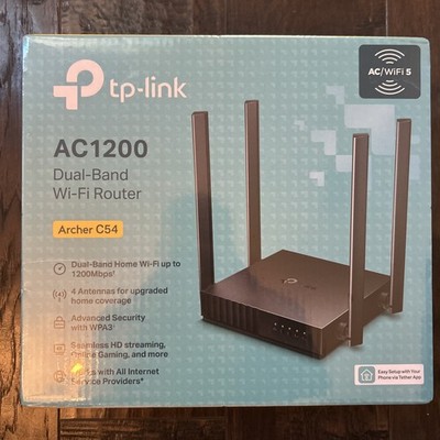 NEW TP-LINK AC1200 DUAL BAND WIFI ROUTER WIFI 5 ARCHER C54