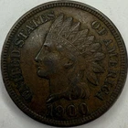 1900 Indian Head Cent Exact Coin Imaged #IND1304