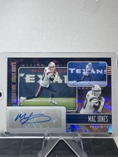 2022 Panini Donruss Mac Jones Cracked Ice Signature Highlights Auto #SH90 49ers
