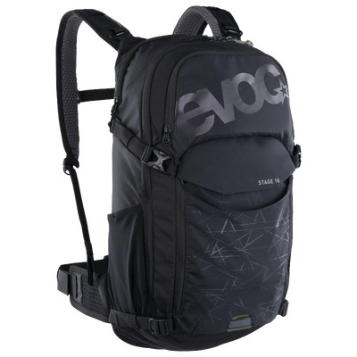EVOC STAGE 18 Backpack, Trinkblasenfach, Werkzeugfach, Black