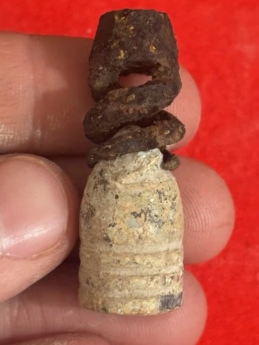 Civil War Bullet With Wormer Dug At Shiloh