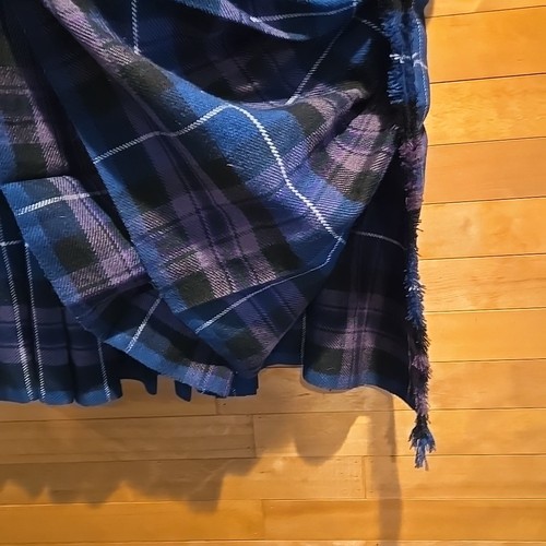 Scottish Highland Kilt Authentic Woven Tartan Gr. 42 Heritage Of Scotland Purple - Bild 4 von 11