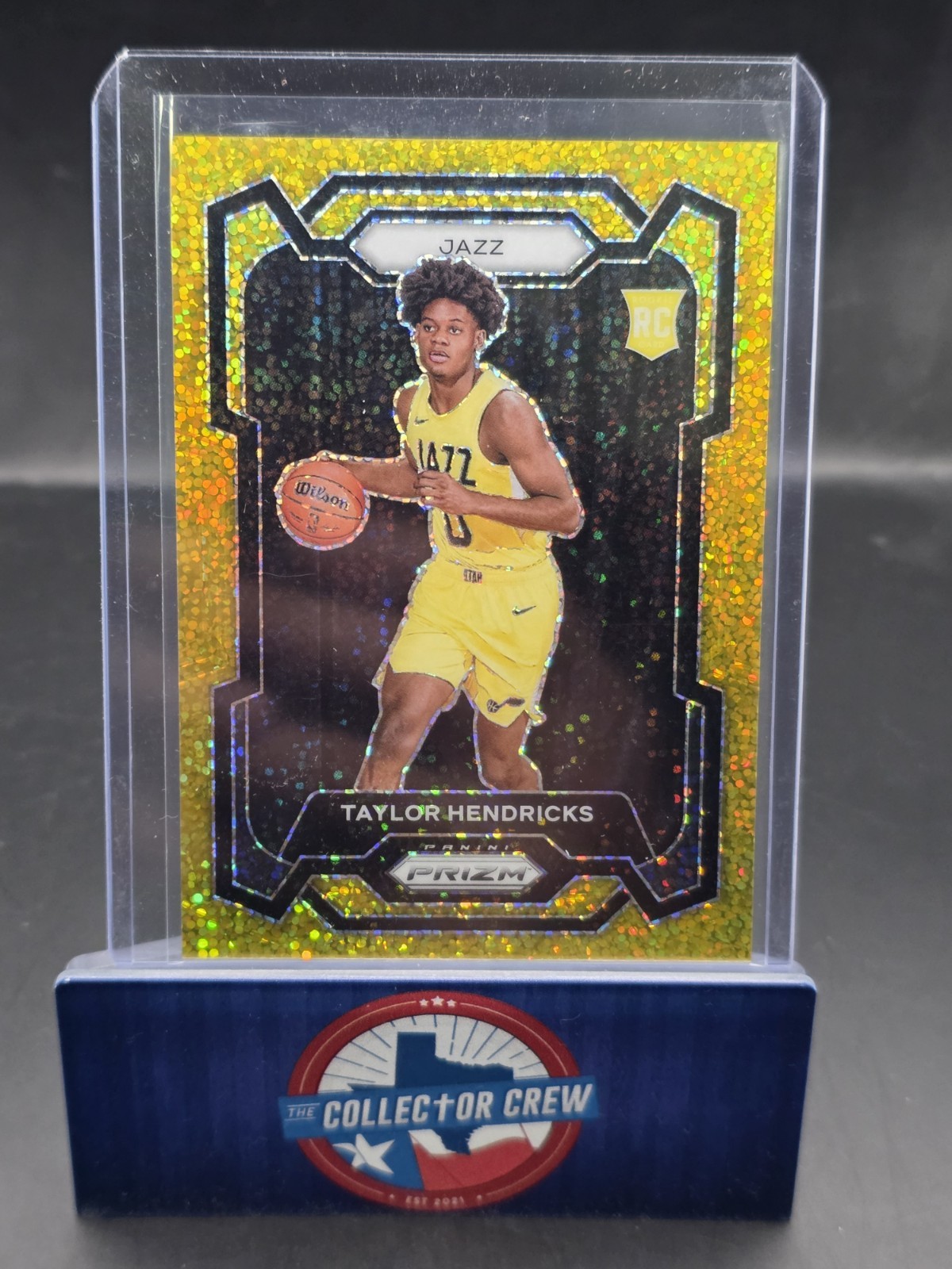 2023-24 Panini Prizm Gold Sparkle Prizm 19/24 Taylor Hendricks #161 Rookie RC