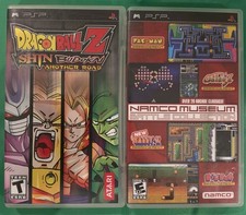 Sony PSP Game Lot Dragon Ball Z Another Road & Namco Museum NO MANUALS
