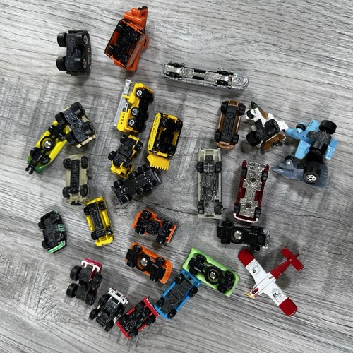 Vintage Micro Cars Vehicles Planes Construction Lot Of 27 Road Champs Playmates - Picture 3 of 9