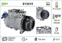 NEU - Valeo 813415 Kompressor, Klimaanlage FüR BMW