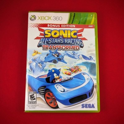 CIB XBOX 360 SONIC ALL STAR RACING TRANSFORMED BONUS EDITION Excellent Disc!