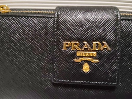 PRADA long wallet black From Japan