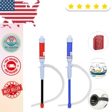 Battery Powered Electric Fuel Transfer Siphon Pump Gas Oil Water Liquid 2.2 GPM