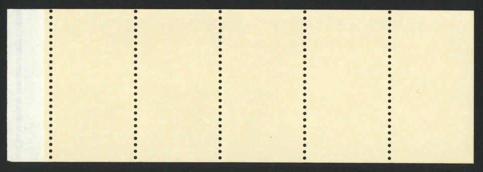 US EFO STAMPS SC# 2833c GARDEN FLOWERS BLACK OMITTED BOOKLET PANE SCV $125 - Image 2 of 2