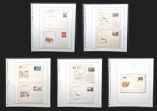 1992 Republic 9 full postcards MNH on Marini album pages