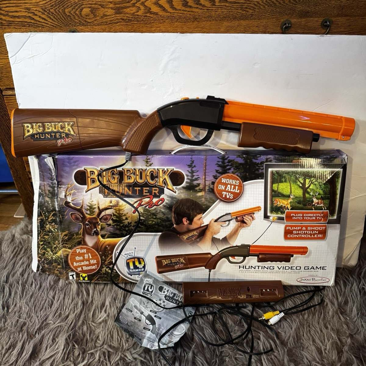 Big Buck Hunter Pro Plug and Play TV Arcade Game 2009 Jakks fun