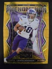 2024 Select Football JUSTIN JEFFERSON Phenomenon Gold Laser 7/10 SSP Vikings