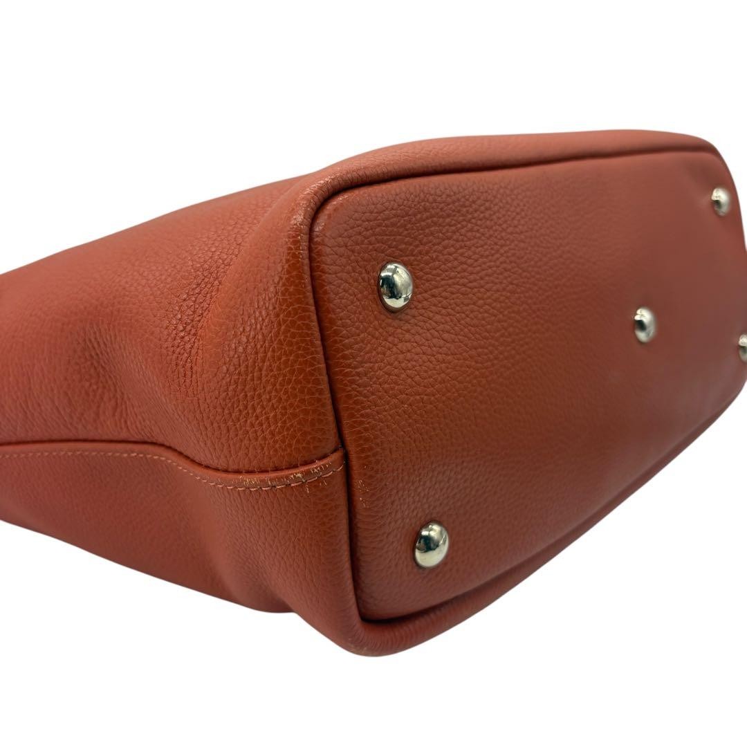 Excellent condition Longchamp grained leather han… - image 6