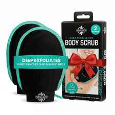 Paquete de 2 guantes exfoliantes profundo…