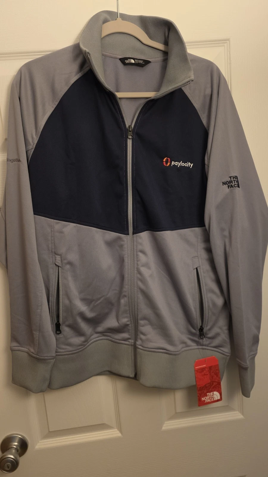 The North Face Tnf jacket Tech FZ FLEECE FULL ZIP Blue Gray Size L - product detail image 3